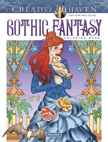 [object Object] «Creative Haven Gothic Fantasy Coloring Book», автор Марти Нобл - фото №1