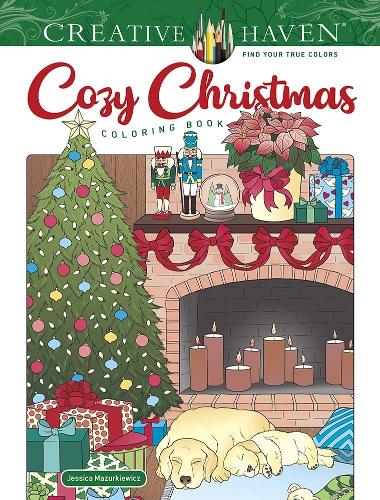 Бумажная книга «Creative Haven Cozy Christmas Coloring Book», автор Джессика Мазуркевич - фото №1