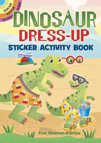 Паперова книга «Dinosaur Dress-Up Sticker Activity Book», автор Френ Ньюман-Д'Аміко - фото №1