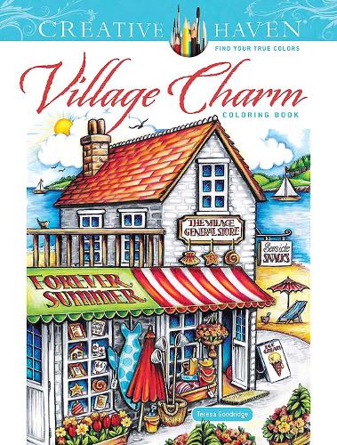 Бумажная книга «Creative Haven Village Charm Coloring Book», автор Тереза Гудридж - фото №1