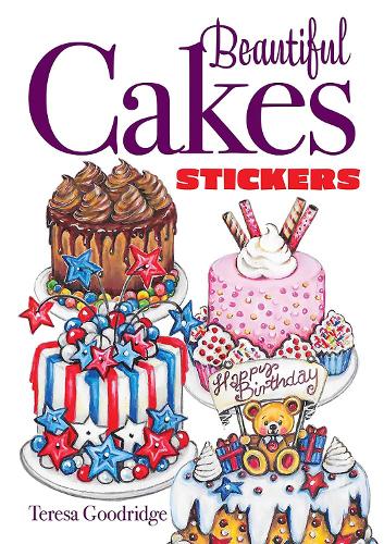 Бумажная книга «Beautiful Cakes Stickers», автор Тереза Гудридж - фото №1