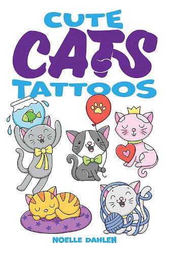 Паперова книга «Cute Cats Tattoos», автор Ноель Дален - фото №1