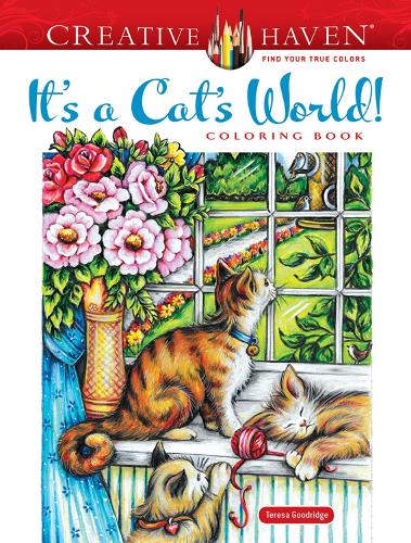 Бумажная книга «Creative Haven it's a Cat's World! Coloring Book», автор Гудридж Тереза - фото №1