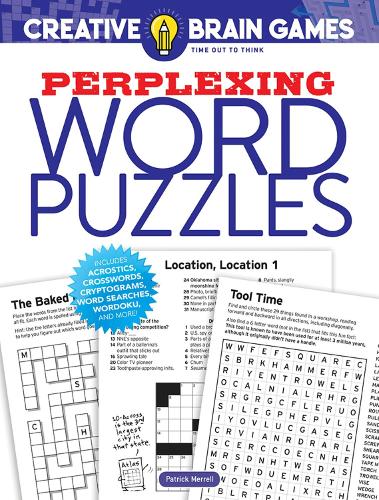 Паперова книга «Creative Brain Games Perplexing Word Puzzles», автор Меррілл Патрік - фото №1