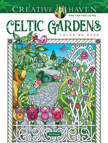 Бумажная книга «Creative Haven Celtic Gardens Coloring Book», автор Кари Бузяк - фото №1