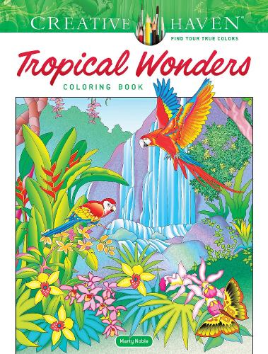 [object Object] «Creative Haven Tropical Wonders Coloring Book», автор Марти Нобл - фото №1