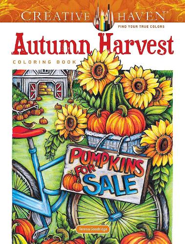 Паперова книга «Creative Haven Autumn Harvest Coloring Book», автор Тереза Гудрідж - фото №1