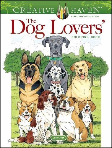 Бумажная книга «Creative Haven the Dog Lovers' Coloring Book», автор Джон Грин - фото №1