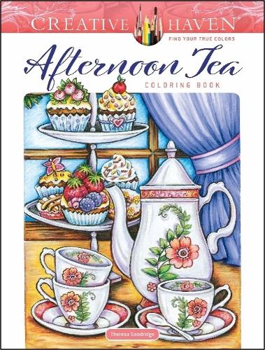 Бумажная книга «Creative Haven Afternoon Tea Coloring Book», автор Тереза Гудридж - фото №1