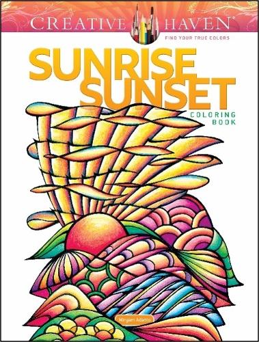 Паперова книга «Creative Haven Sunrise Sunset Coloring Book», автор Міріам Адатто - фото №1