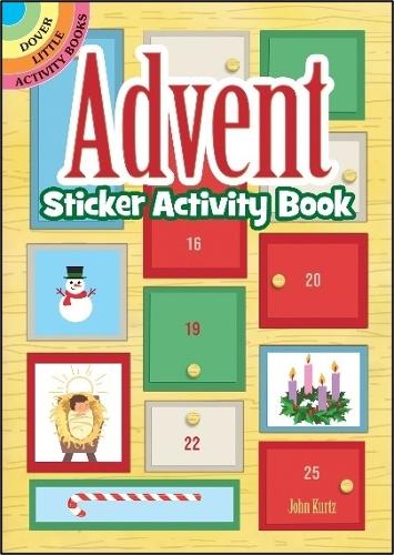 Бумажная книга «Advent Sticker Activity Book», автор Джон Курц - фото №1