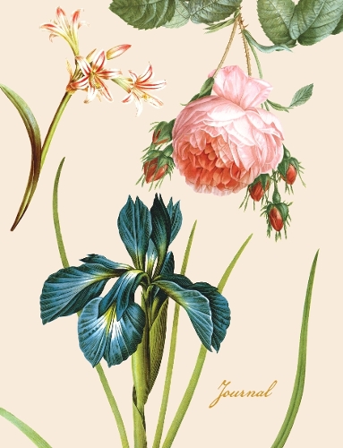 Бумажная книга «Redouté'S Fabulous Flowers Journal», автор Пьер-Жозеф Редуте - фото №1