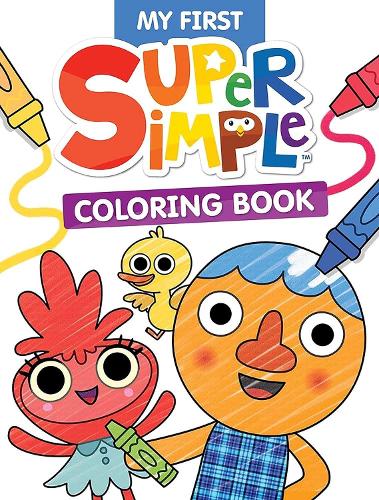 Паперова книга «Super Simple My First Coloring Book», автор Dover publications - фото №1