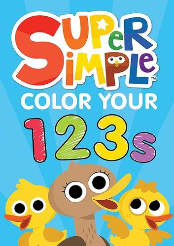 Бумажная книга «Super Simple™ Color Your 123s», автор Dover Publications Inc - фото №1