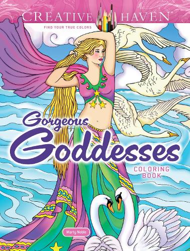 [object Object] «Creative Haven Gorgeous Goddesses Coloring Book», автор Марти Нобл - фото №1