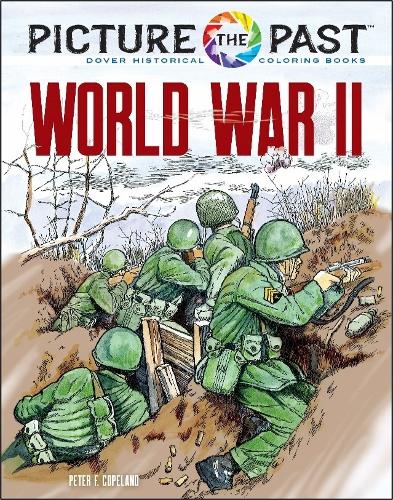 Паперова книга «Picture the Past: World War II: Historical Coloring Book» - фото №1