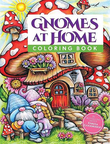 Бумажная книга «Gnomes at Home Coloring Book», автор Тереза Гудридж - фото №1