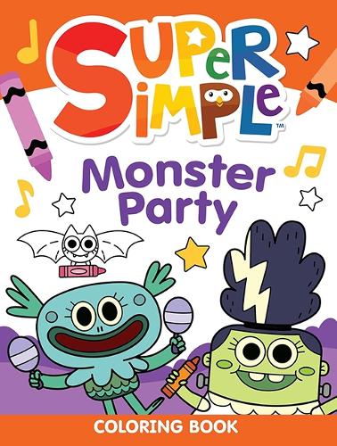 Paper book «Super Simple™ Monster Party Coloring Book», author Dover Publications Inc - фото №1