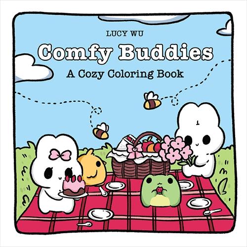 Паперова книга «Comfy Buddies: A Cozy Coloring Book», автор Люсі Ву - фото №1