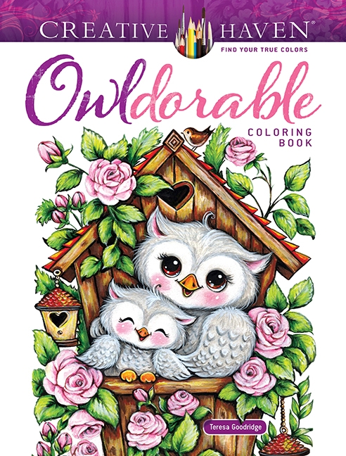 Paper book «Creative Haven Owldorable Coloring Book», author Teresa Goodridge - фото №1