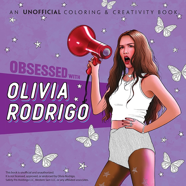 Бумажная книга «Obsessed with Olivia Rodrigo: An Unofficial Coloring & Creativity Book», автор Dover Publications Inc - фото №1