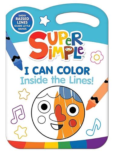 Паперова книга «Super Simple™ I Can Color Inside the Lines!», автор Dover Publications Inc - фото №1
