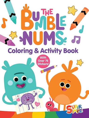 Паперова книга «The Bumble Nums Coloring & Activity Book (A Super Simple™ Coloring & Activity Book): With Over 75 Stickers!», автор Dover Publications Inc - фото №1