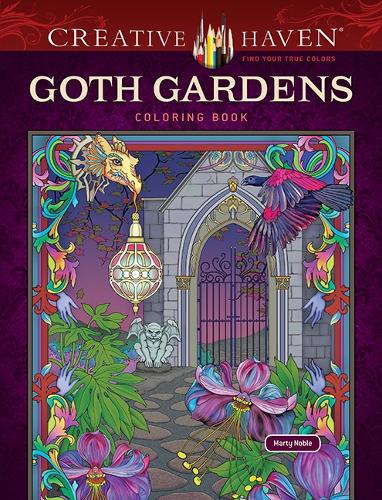 Паперова книга «Creative Haven Goth Gardens Coloring Book», автор Марті Нобл - фото №1