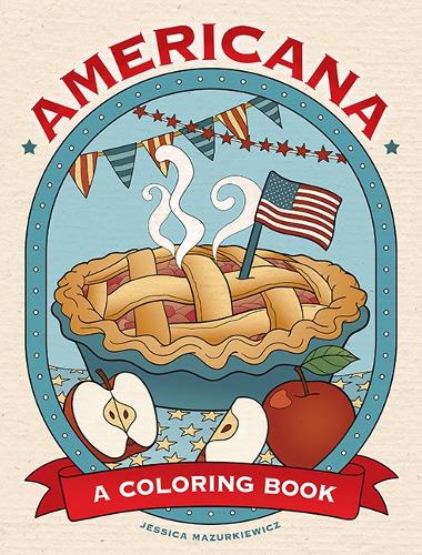 Бумажная книга «Americana: A Coloring Book», автор Джессика Мазуркевич - фото №1