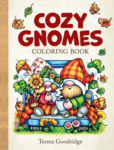 Паперова книга «Cozy Gnomes Coloring Book», автор Тереза Гудрідж - фото №1