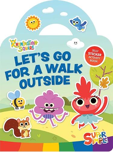 Бумажная книга «Super Simple™ Rhymington Square Let's Go for a Walk Outside Jelly Sticker Playset (Includes 23 Reusable Stickers!)», автор Dover Publications Inc - фото №1