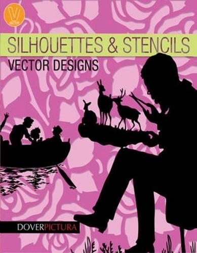 Бумажная книга «Silhouettes and Stencils Vector Designs», автор Алан Уэллер - фото №1