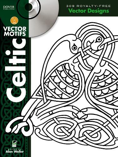Бумажная книга «Dover'S Vector Motifs, Celtic», автор Алан Уэллер - фото №1