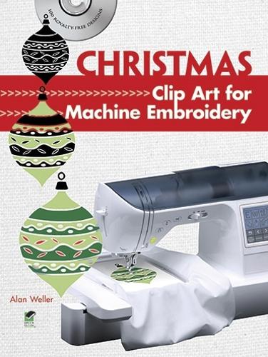 Бумажная книга «Christmas Clip Art for Machine Embroidery», автор Алан Уэллер - фото №1