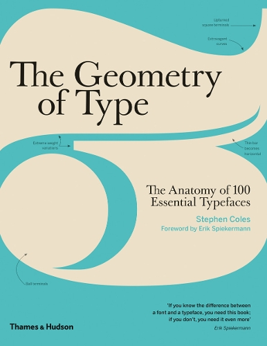 Паперова книга «The Geometry of Type: The Anatomy of 100 Essential Typefaces», автор Стівен Коулз - фото №1