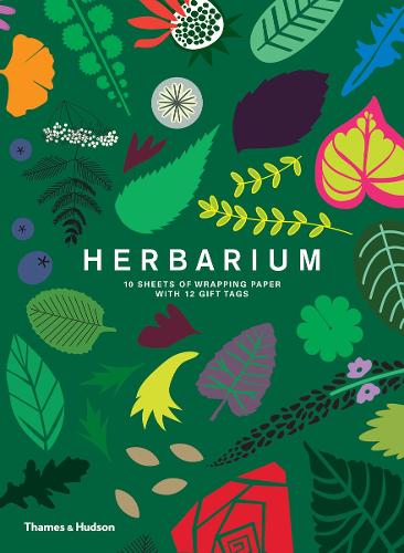 Бумажная книга «Herbarium: Gift Wrapping Paper Book: 10 Sheets of Wrapping Paper with 12 Gift Tags», автор Каз Хильдебранд - фото №1
