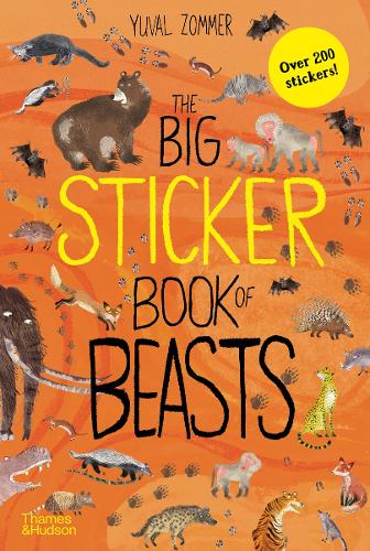 Бумажная книга «The Big Sticker Book of Beasts», автор Юваль Зоммер - фото №1