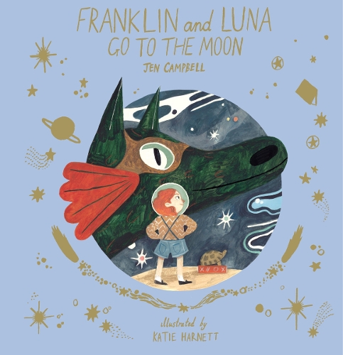 Паперова книга «Franklin and Luna Go to the Moon», автор Джен Кемпбелл - фото №1