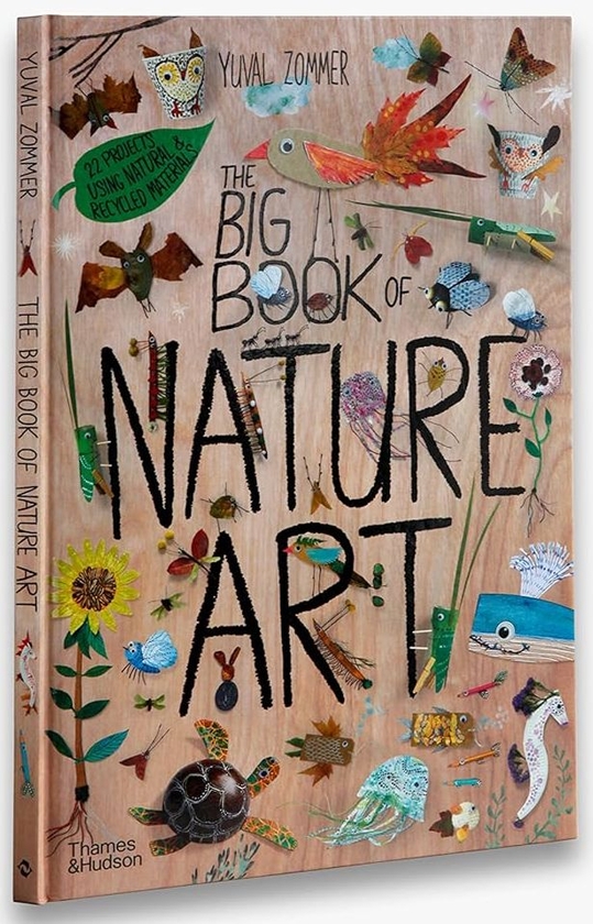 Паперова книга «The Big Book of Nature Art», автор Юваль Зоммер - фото №1