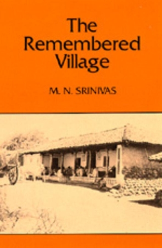 Паперова книга «The Remembered Village», автор М. Н. Шрінівас - фото №1