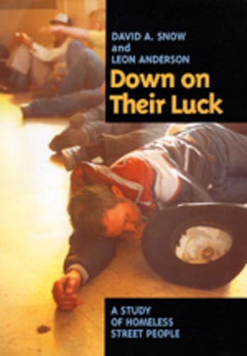 Паперова книга «Down on Their Luck: A Study of Homeless Street People», авторів Девід А. Сноу, Леон Андерсон - фото №1
