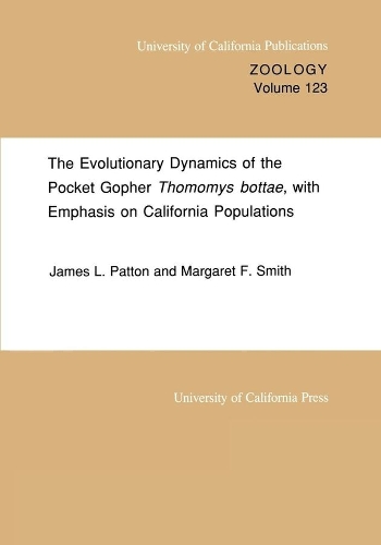 Бумажная книга «The Evolutionary Dynamics of the Pocket Gopher Thomomys bottae, with Emphasis on California Populations», авторов Джеймс Л. Паттон, Маргарет Ф. Смит - фото №1