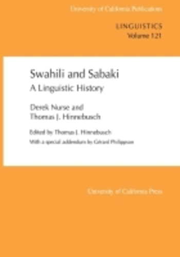 Бумажная книга «Swahili and Sabaki: A Linguistic History», автор Томас Дж. Хиннебуш - фото №1
