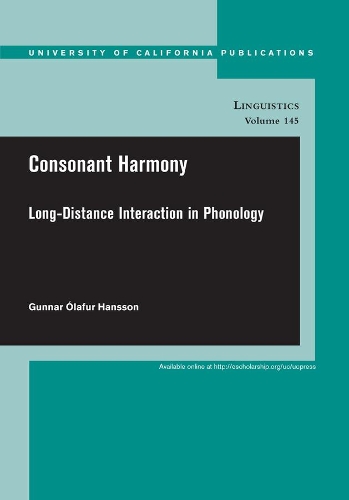 Бумажная книга «Consonant Harmony: Long-Distance Interactions in Phonology», автор Гуннар Олафур Ханссон - фото №1
