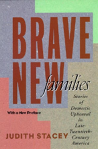 Паперова книга «Brave New Families: Stories of Domestic Upheaval in Late-Twentieth-Century America», автор Джудіт Стейсі - фото №1