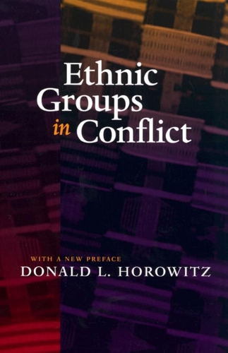 Паперова книга «Ethnic Groups in Conflict, Updated Edition With a New Preface», автор Дональд Л. Горовіц - фото №1