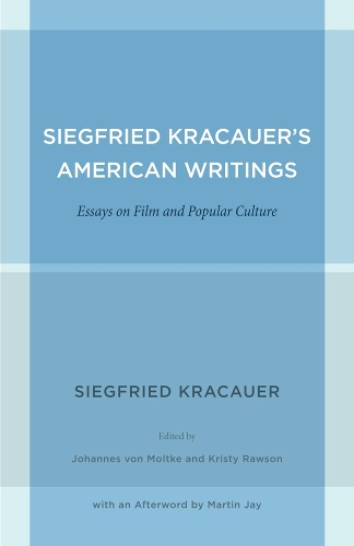 Бумажная книга «Siegfried Kracauer's American Writings: Essays on Film and Popular Culture», автор Зигфрид Кракауэр - фото №1