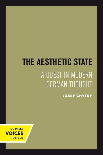 Бумажная книга «The Aesthetic State: A Quest in Modern German Thought», автор Джозеф Читри - фото №1