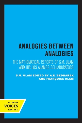 Бумажная книга «Analogies Between Analogies: The Mathematical Reports of S.M. Ulam and his Los Alamos Collaborators», автор С. М. Улам - фото №1