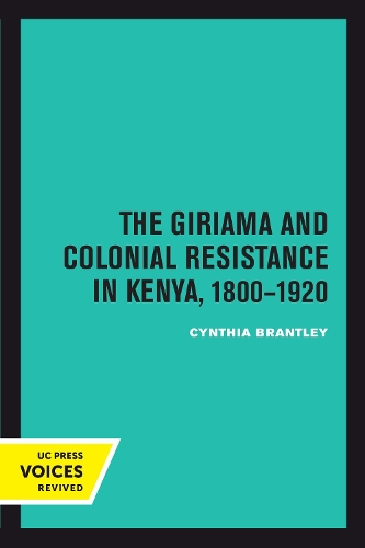 Бумажная книга «The Giriama and Colonial Resistance in Kenya, 1800–1920», автор Синтия Брэнтли - фото №1